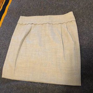 JCrew Wool Pencil Mini Skirt, Size 6